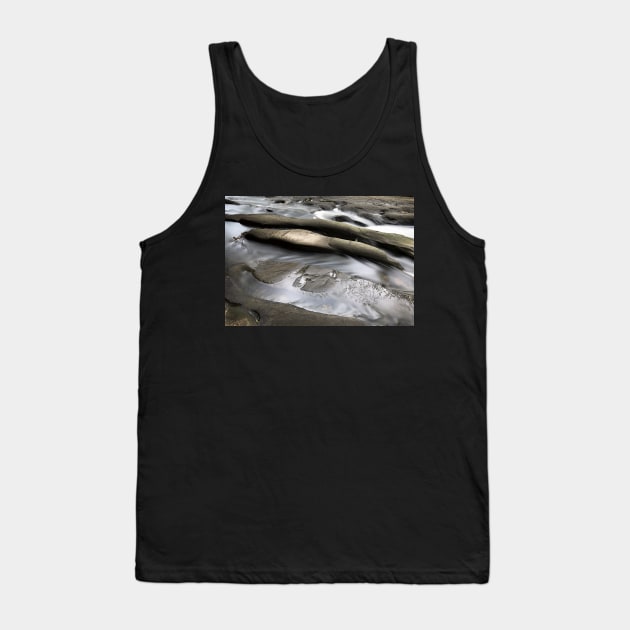 Clear Creek Time Lapse Still Tank Top by jecphotography